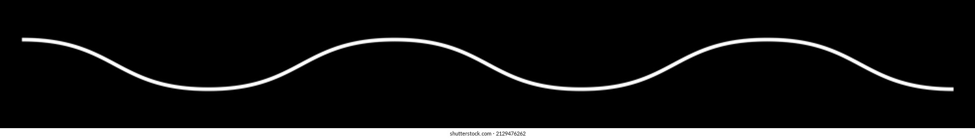 Wavy, waving, zigzag crisscross line, stripe element
