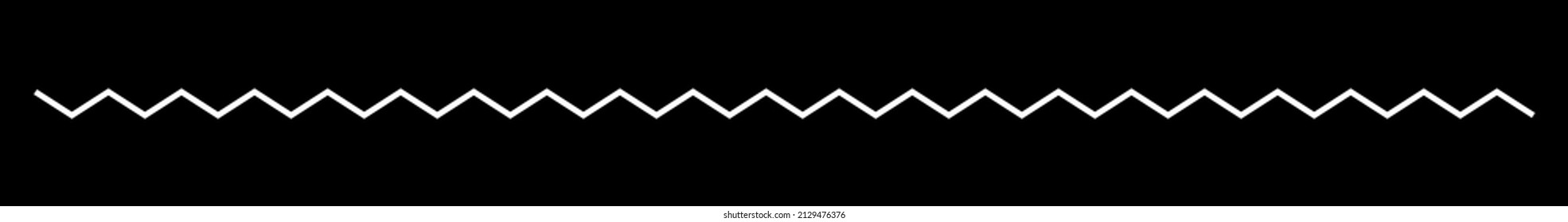 Wavy, waving, zigzag crisscross line, stripe element