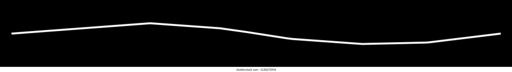 Wavy, waving, zigzag crisscross line, stripe element