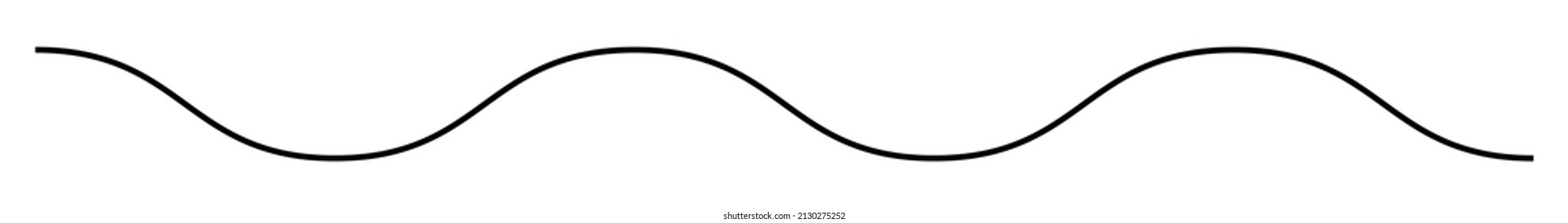 Wavy, waving, zigzag crisscross line, stripe element