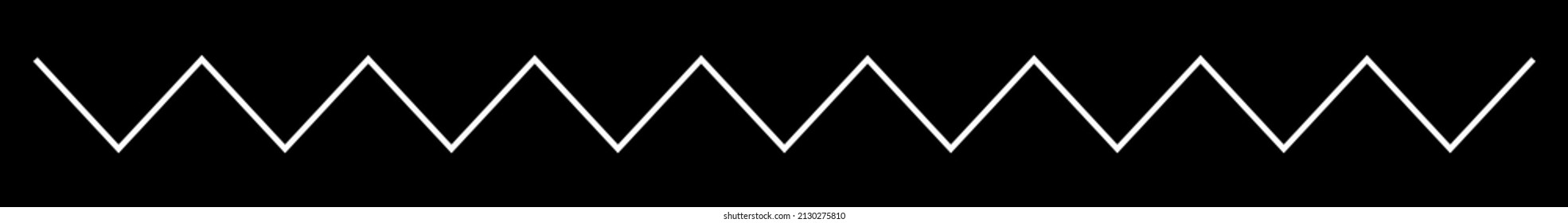 Wavy, waving, zigzag crisscross line, stripe element