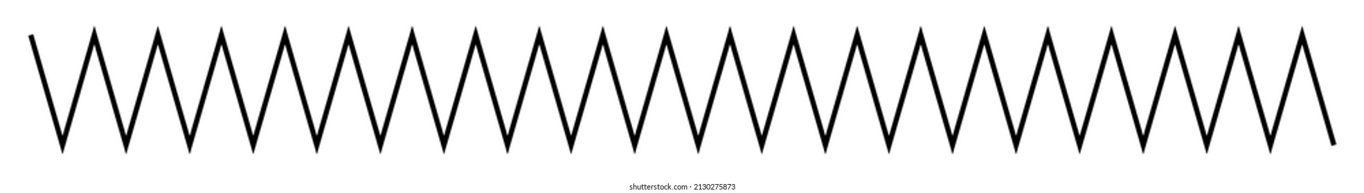 Wavy, waving, zigzag crisscross line, stripe element