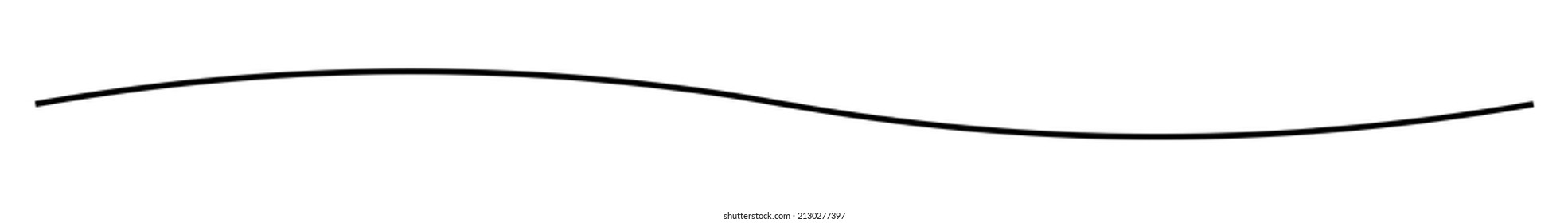 Wavy, waving, zigzag crisscross line, stripe element