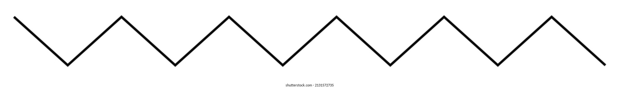 Wavy, waving, zigzag crisscross line, stripe element