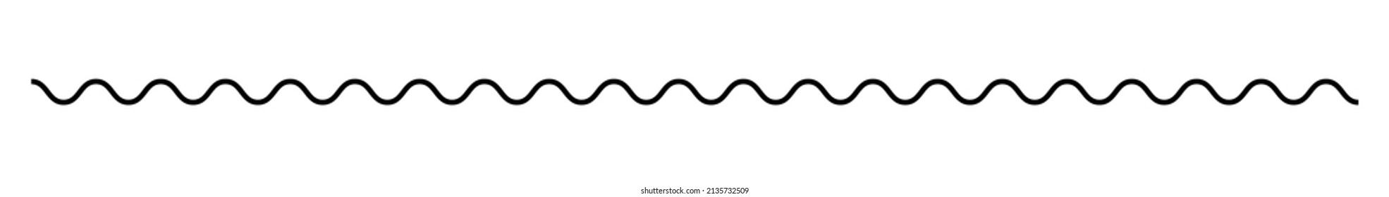 Wavy, waving, zigzag crisscross line, stripe element