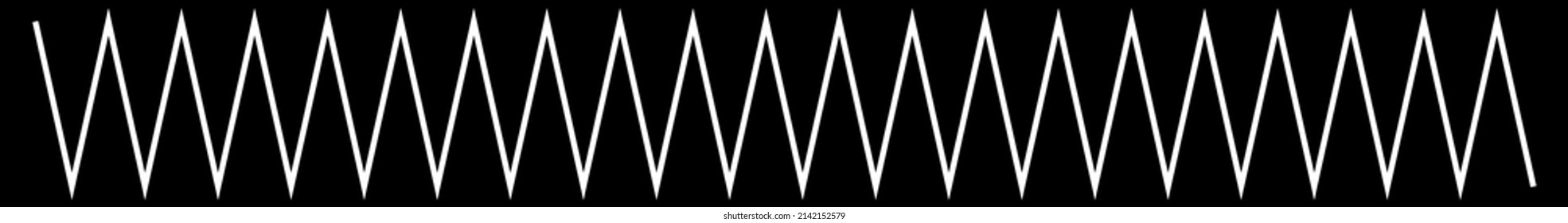 Wavy, waving, zigzag crisscross line, stripe element