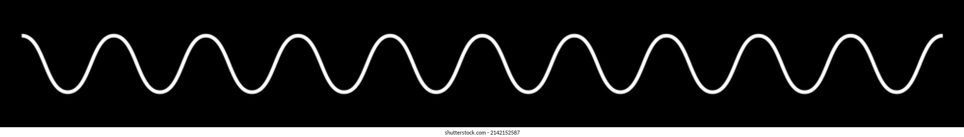 Wavy, waving, zigzag crisscross line, stripe element