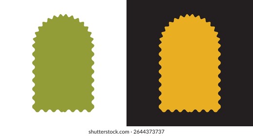Conjunto de marco de boda ondulado, colección de impresión de marco ondulado. Ilustración vectorial. EPS 10 AI