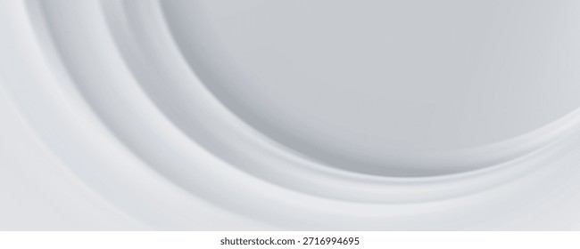 Fondo abstracto de capas superpuestas blancas onduladas
