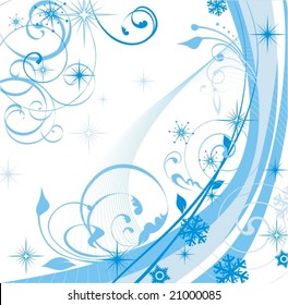 wavy winter design