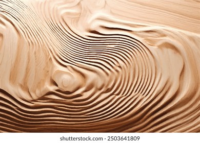 Wavy wood texture background. Wood texture with wavy and curled lines. Wood artwork background. abstract wood texture with wave design.