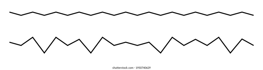 Wavy, zig-zag, criss-cross lines, stripes vector element