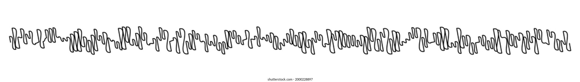 Wavy, zig-zag, criss-cross lines, stripes vector element