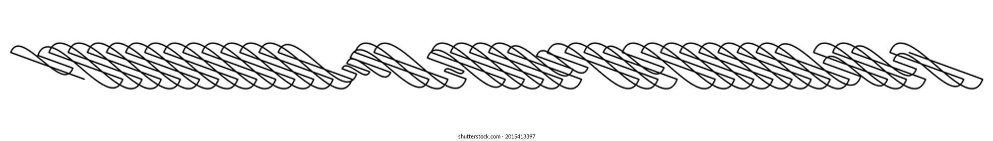 Wavy, zig-zag, criss-cross lines, stripes vector element