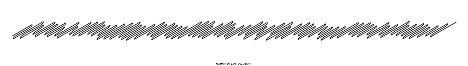 Wavy, zig-Zag, knusprige Kreuzung, Streifen, Vektorelement