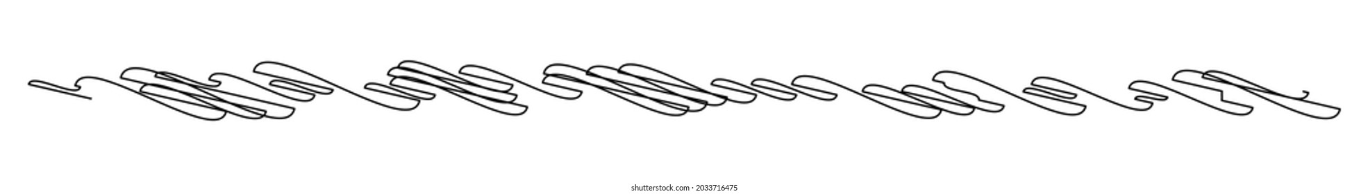 Wavy, zig-zag, líneas cruzadas cruzadas, elementos vectoriales de rayas