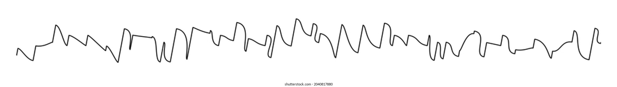 Wavy, zig-zag, criss-cross lines, stripes vector element