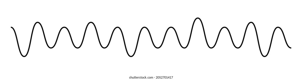 Wavy, zig-zag, criss-cross lines, stripes vector element