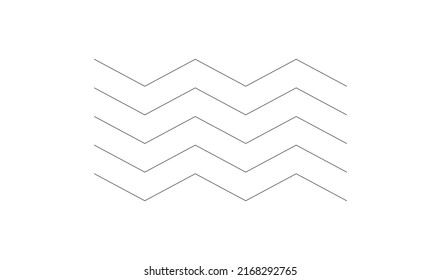Wavy, zig-zag, criss-cross lines. Waving stripes