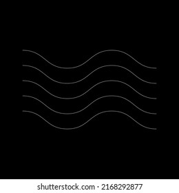 Wavy, zig-zag, criss-cross lines. Waving stripes