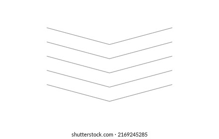 Wavy, zig-zag, cruz-cruz. Bandas onduladas