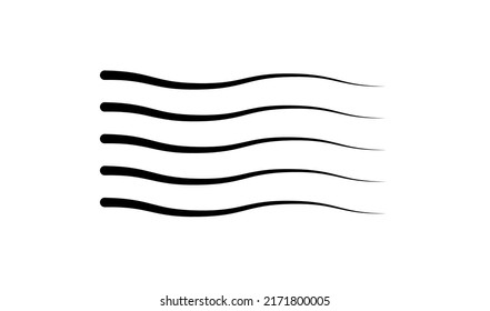 Wavy, zig-zag, criss-cross lines. Waving stripes