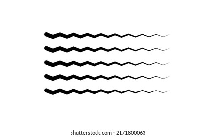 Wavy, zig-zag, criss-cross lines. Waving stripes