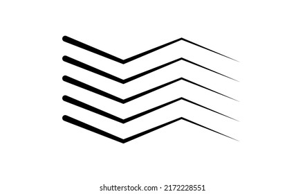 Wavy, zig-zag, criss-cross lines. Waving stripes