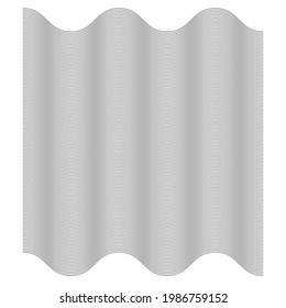 Wavy, zig-zag, criss-cross, waving lines geometrical element. vector