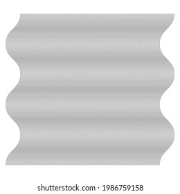 Wavy, zig-zag, criss-cross, waving lines geometrical element. vector