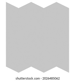 Wavy, zig-zag, cruz cruzada, elemento geométrico de líneas onduladas. vector