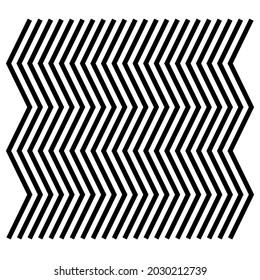 Wavy, zig-zag, criss-cross, waving lines geometrical element. vector