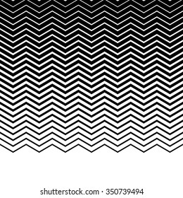 Wavy, zigzag, jagged lines. Horizontally repeatable monochrome pattern.