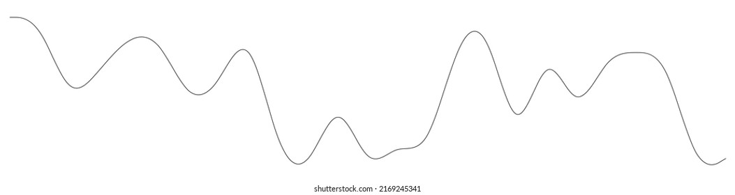 Wavy, zig-zag lines, stripes element