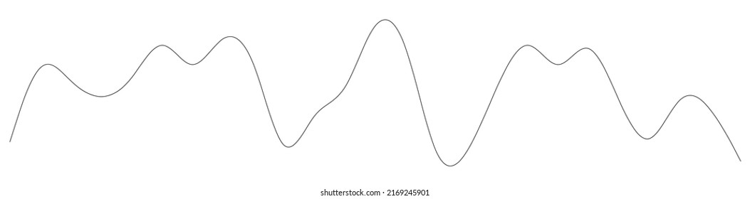 Wavy, zig-zag lines, stripes element