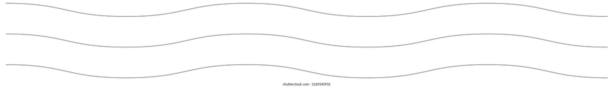 Wavy, zig-zag lines, stripes element