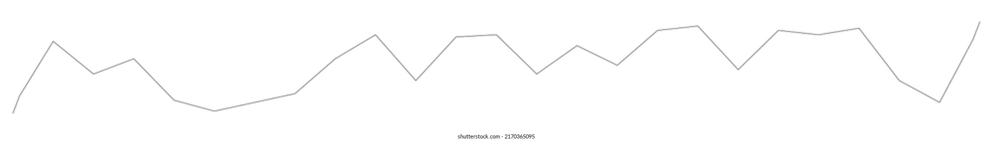 Wavy, zig-zag lines, stripes element
