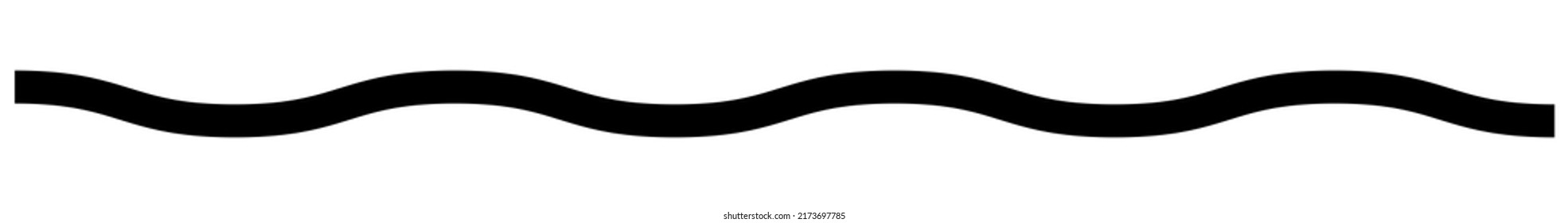 Wavy, zig-zag lines, stripes element