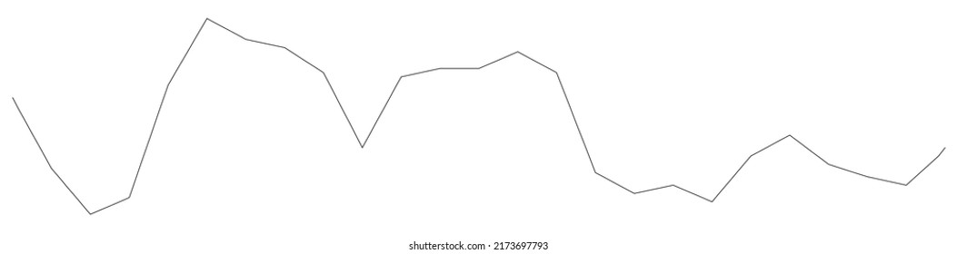 Wavy, zig-zag lines, stripes element