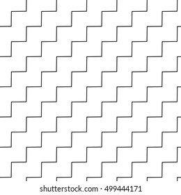 Wavy, zigzag parallel lines repeatable pattern