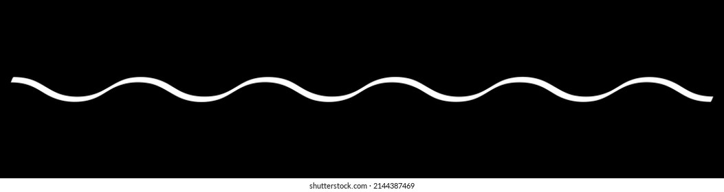 Wavy, zigzag, waving, criss-cross lines stripes, horizontal dividers. Streaks, strips.