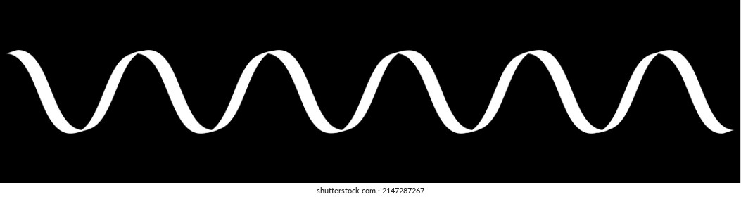 Wavy, zigzag, waving, criss-cross lines stripes, horizontal dividers. Streaks, strips.