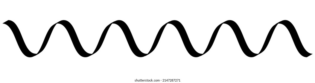 Wavy, zigzag, waving, criss-cross lines stripes, horizontal dividers. Streaks, strips.