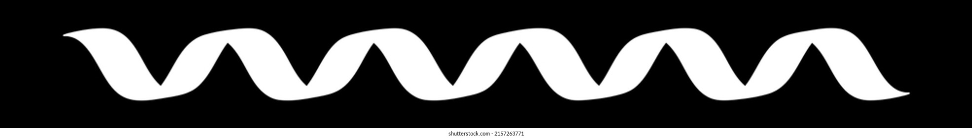 Wavy, zigzag, waving, criss-cross lines stripes, horizontal dividers. Streaks, strips.