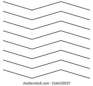 Wavy, zigzag, waving, criss-cross lines stripes, horizontal dividers. Streaks, strips.