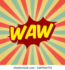 vectores de arte pop cómico aíslado en fondo vintage. ilustración vectorial