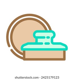 wax applicator hair salon color icon vector. wax applicator hair salon sign. isolated symbol illustration