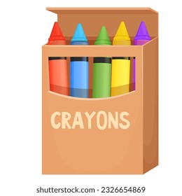 Premium Vector  Set of crayons contains seven rainbow colors