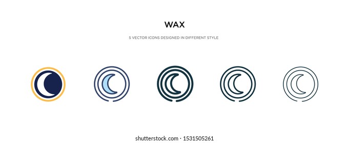 wax icon in different style vector illustration. two colored and black wax vector icons designed in filled, outline, line and stroke style can be used for web, mobile, ui