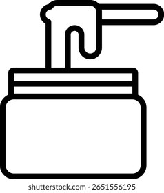 wax icon illustration design with outline, this is not made from any AI generation